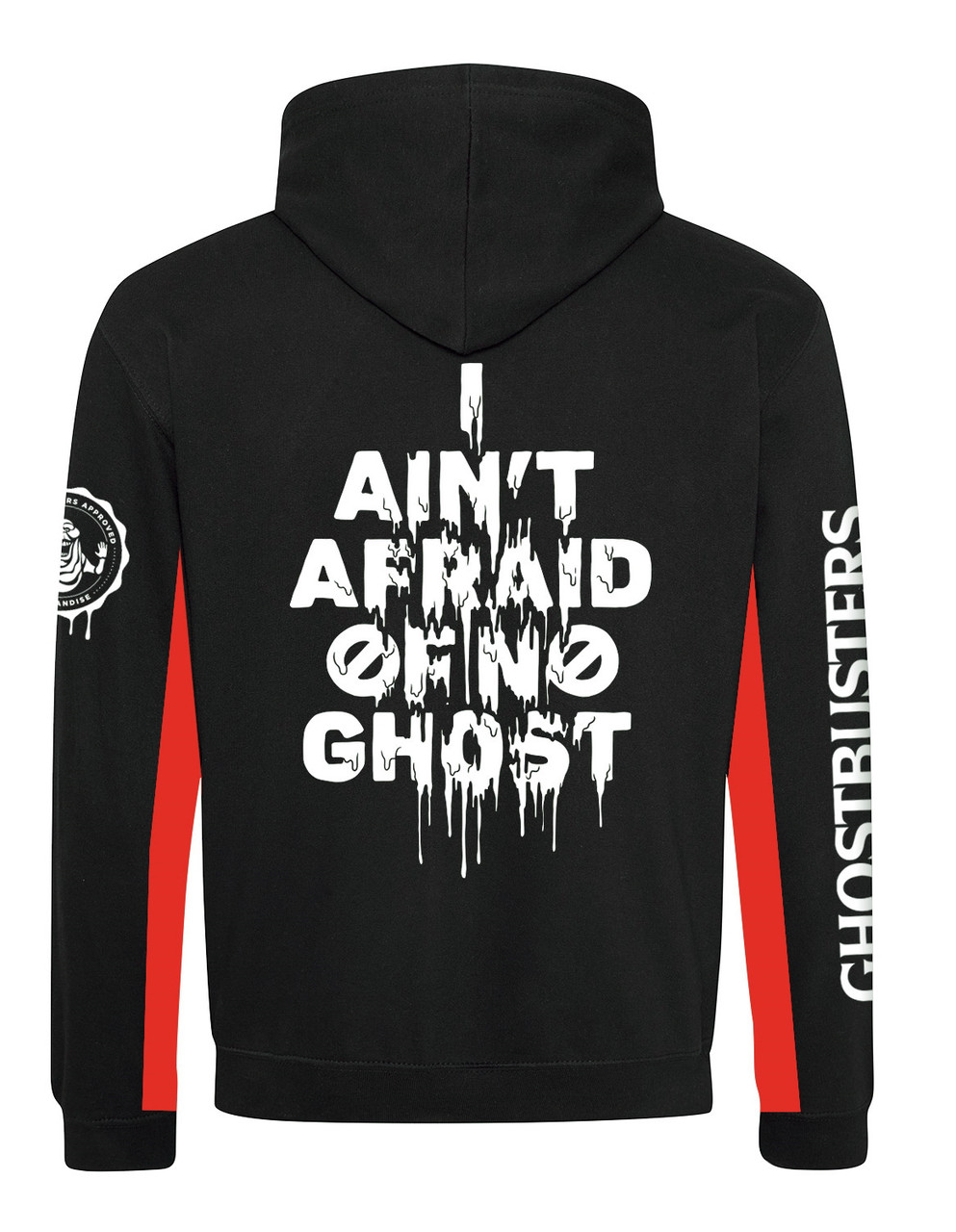 Ghostbusters 'Logo Stripes' (Black) Pull Over Hoodie