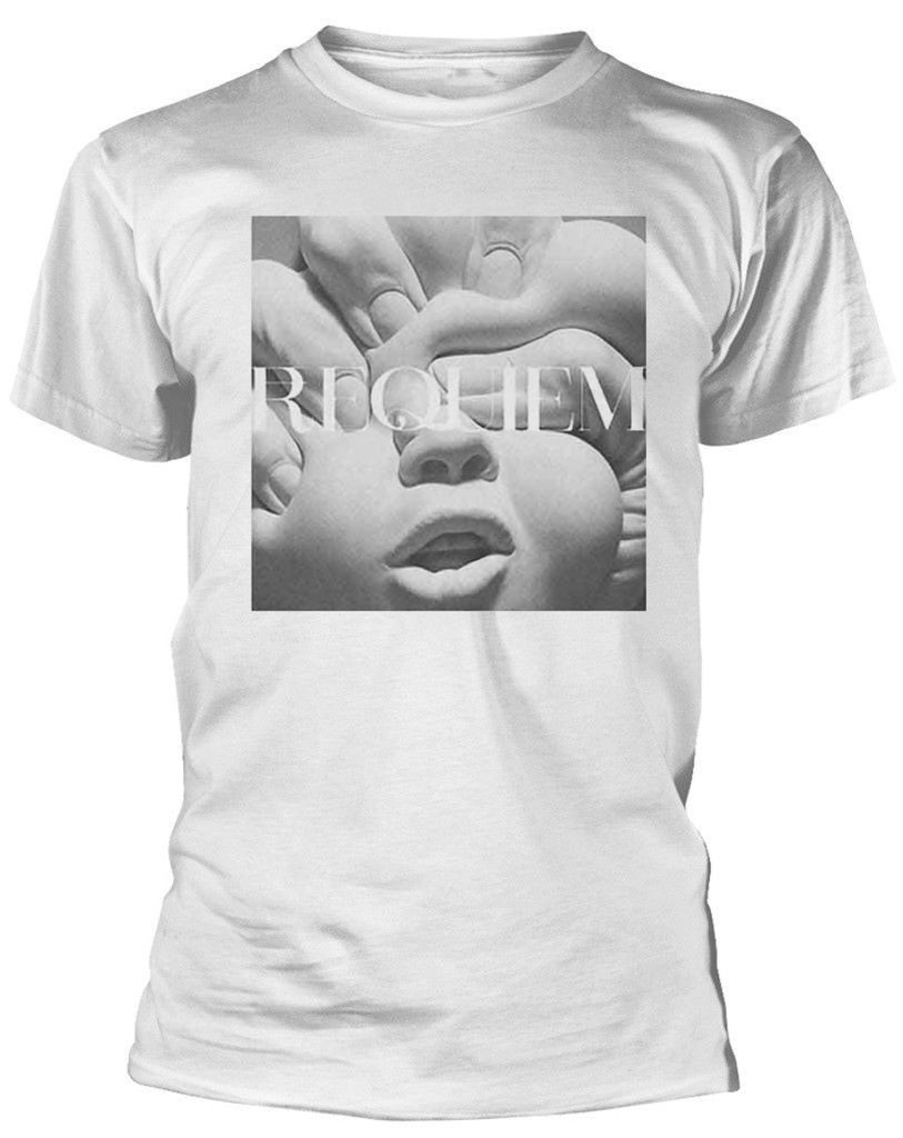 Korn 'Requiem Album Cover' (White) T-Shirt Front