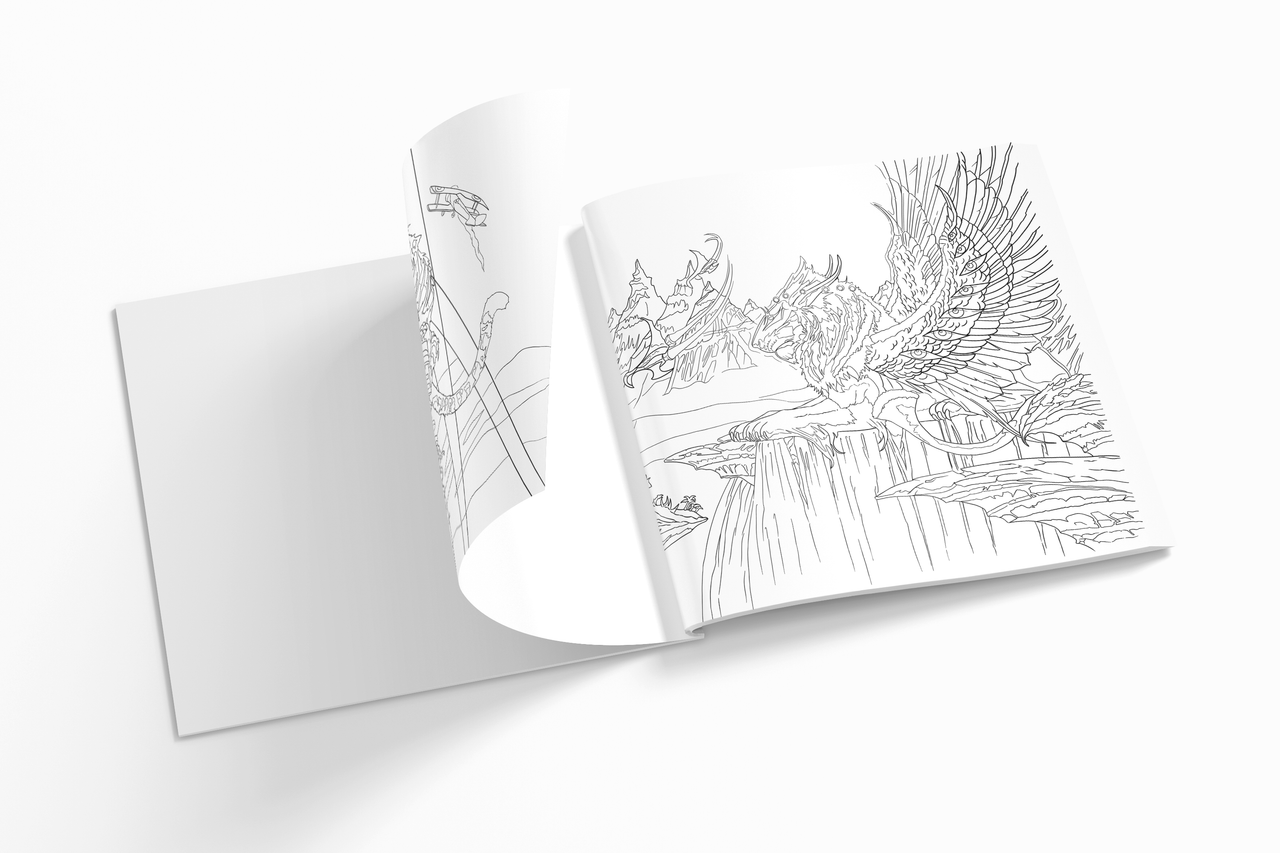 The Official Rodney Matthews Colouring Book
