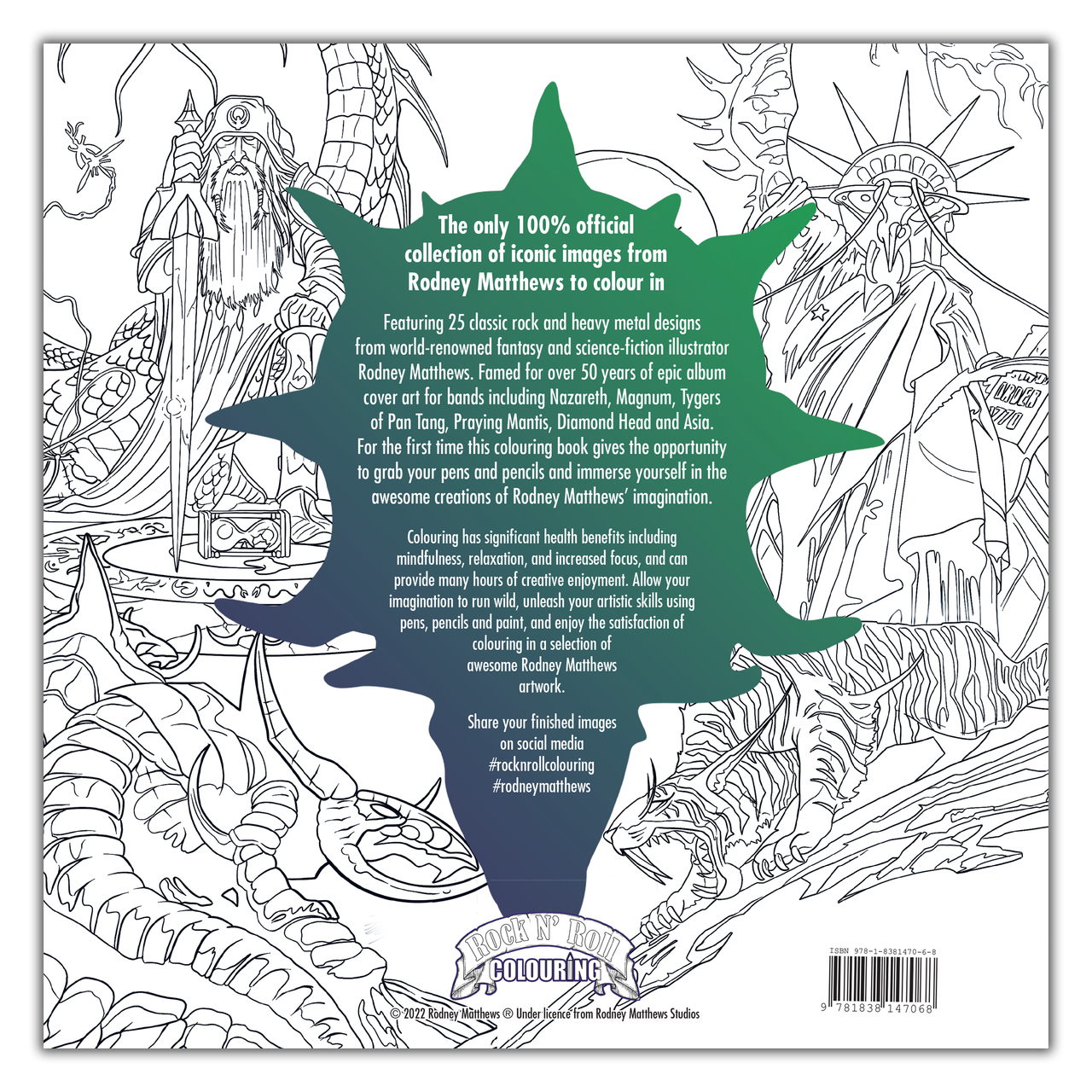 The Official Rodney Matthews Colouring Book