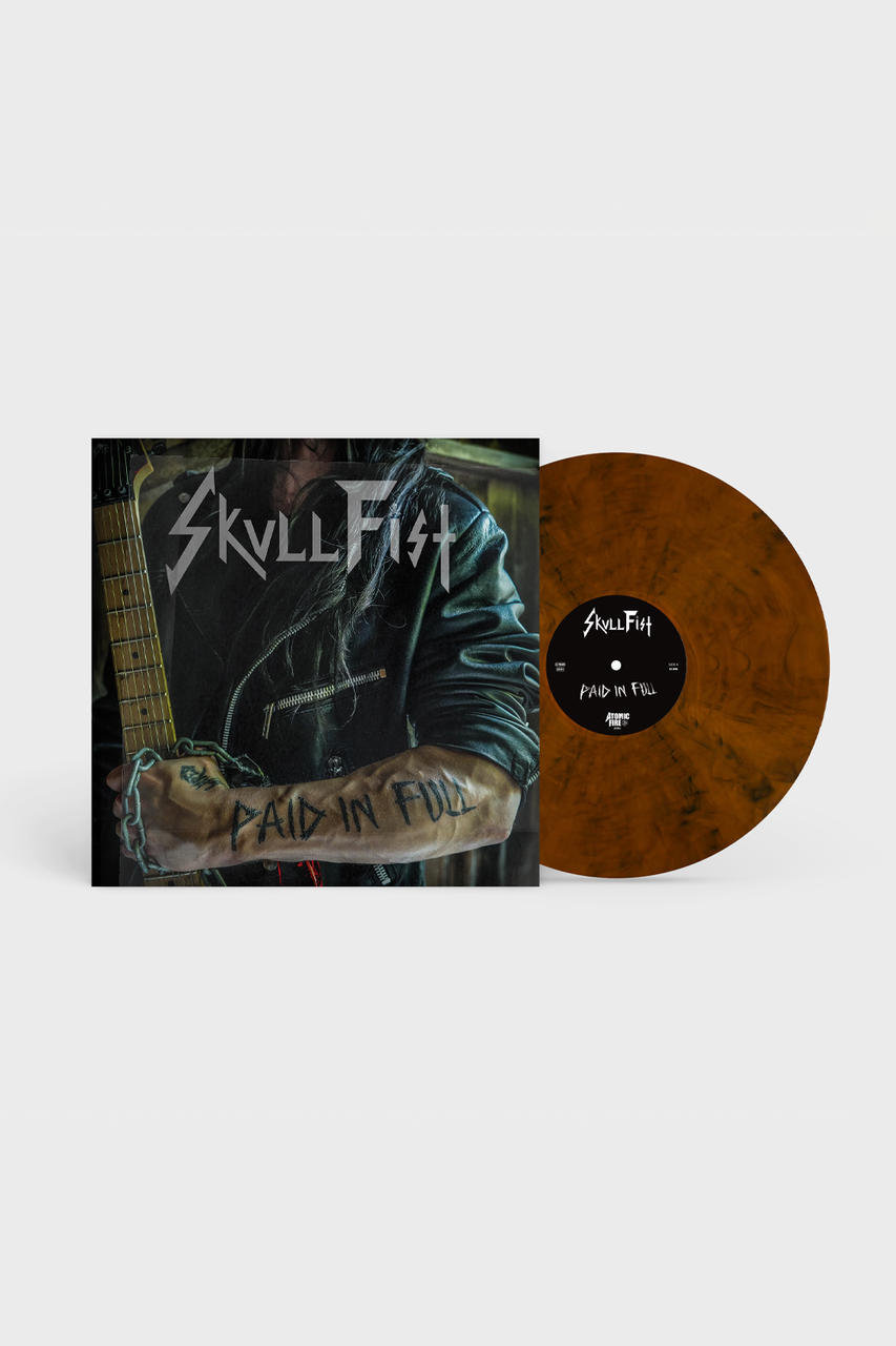 Skull Fist 'Paid In Full' LP Orange Black Vinyl