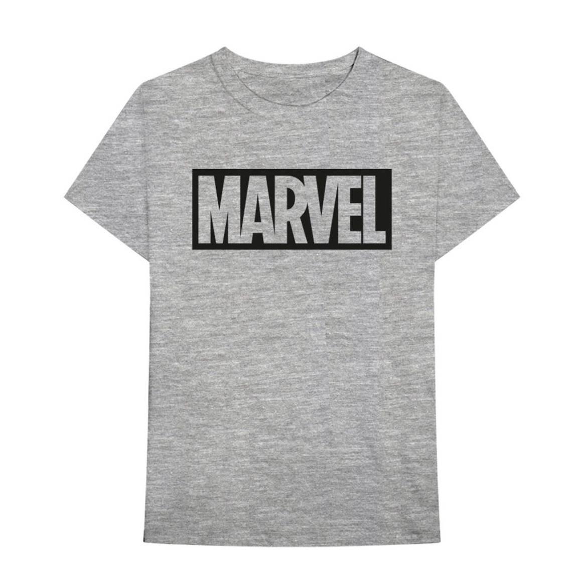 Marvel Comics 'Box Logo' (Grey) T-Shirt