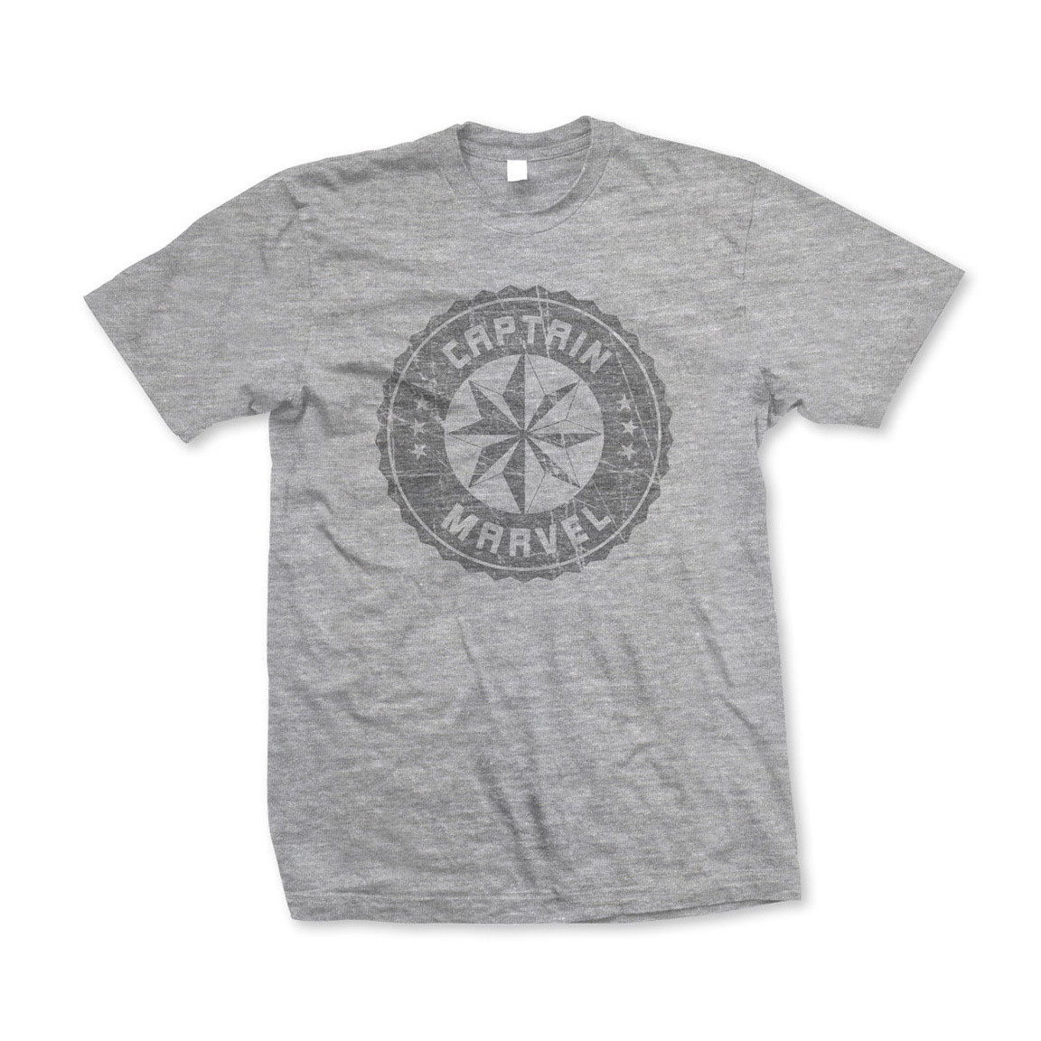 Marvel Captain Marvel 'Circle' (Grey) T-Shirt