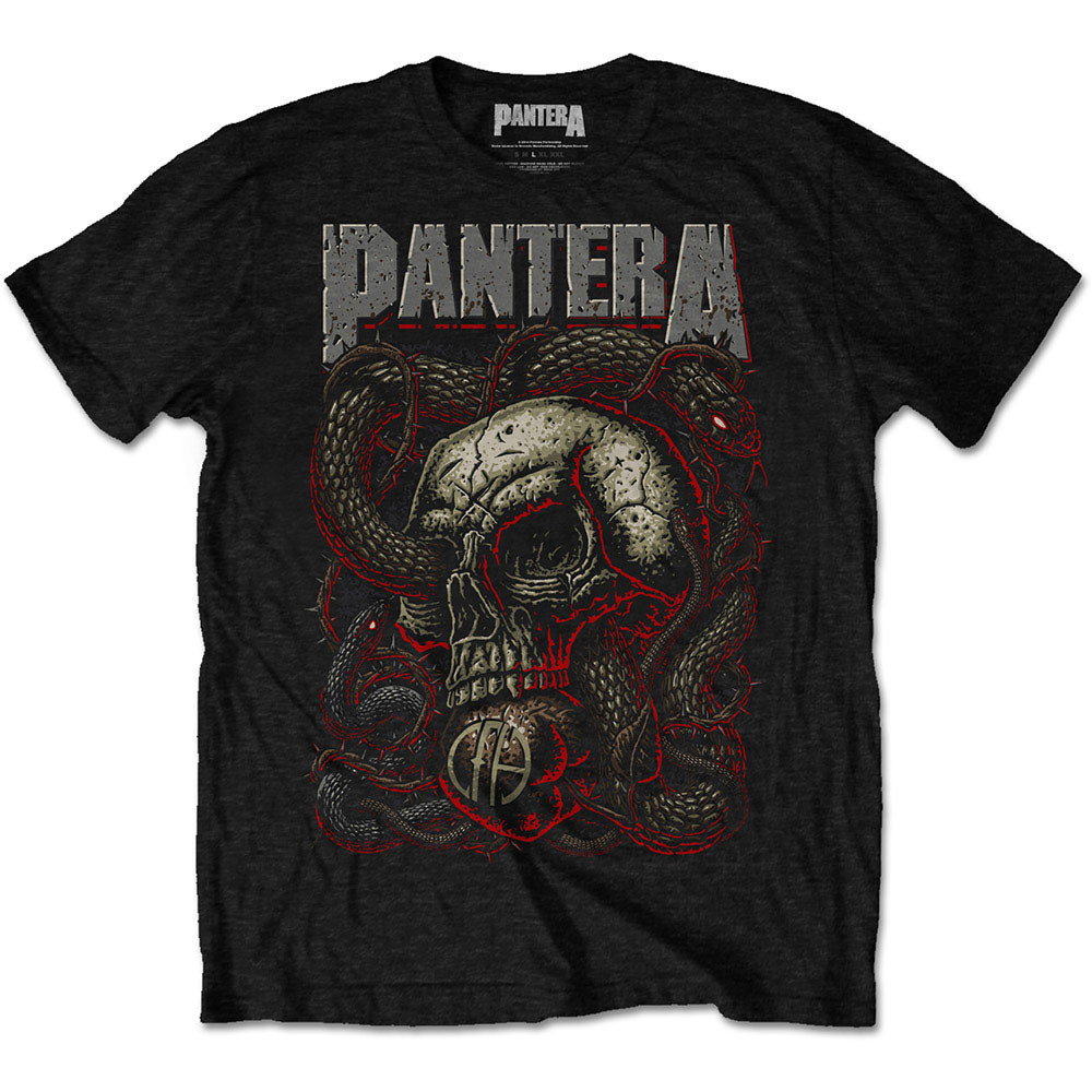 Pantera-Serpent-Skull-Black-T-