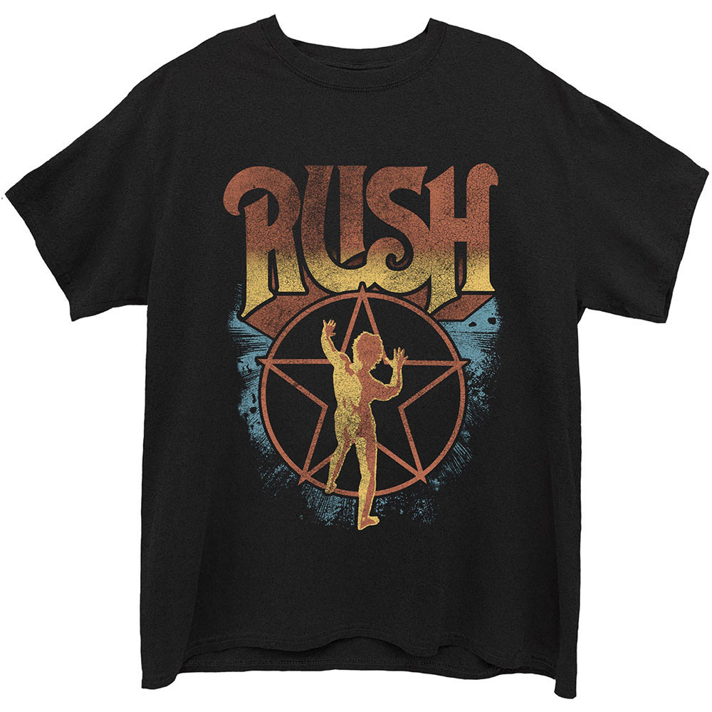 Rush 'Starman Colour' (Black) T-Shirt