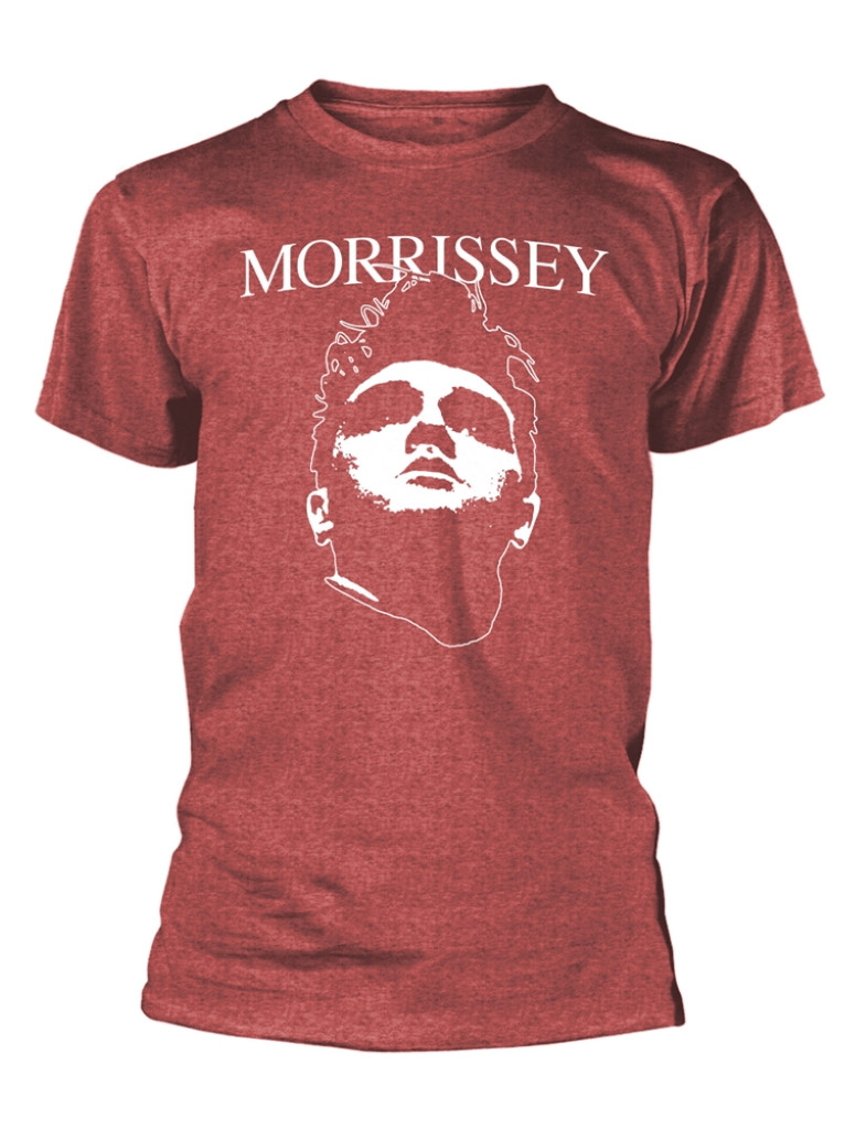 Morrissey 'Face Logo' (Heather Red) T-Shirt