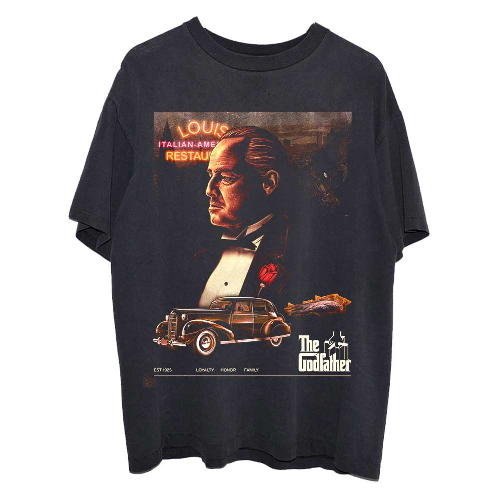 The Godfather 'Sketch Louis' (Black) T-Shirt