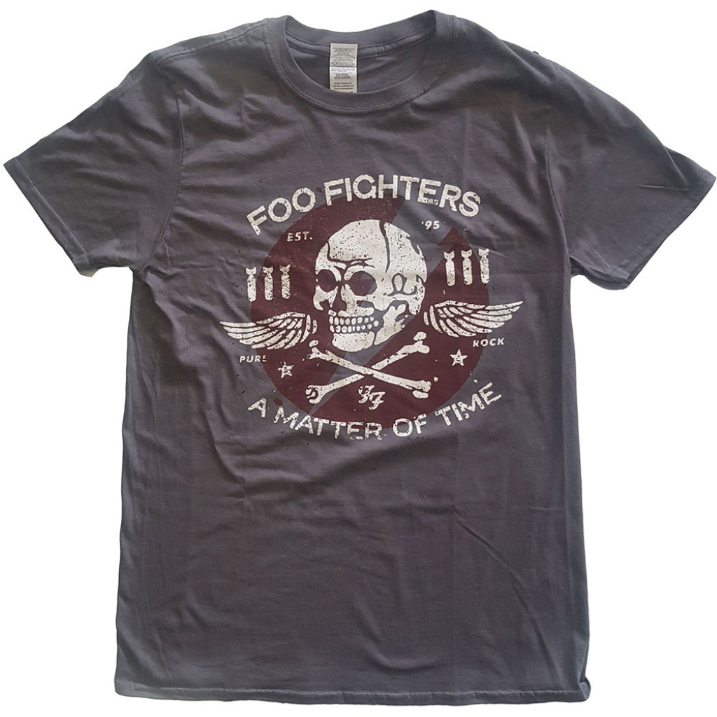 Foo Fighters 'Matter Of Time' (Grey) T-Shirt