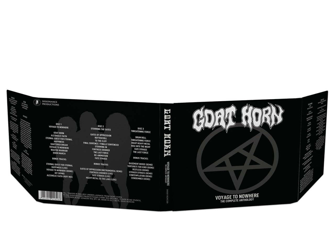 Goat Horn 'Voyage to Nowhere - The Complete Anthology' 3CD Digipack