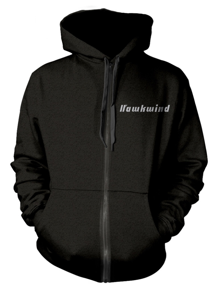 Hawkwind 'Doremi' (Black) Zip Up Hoodie