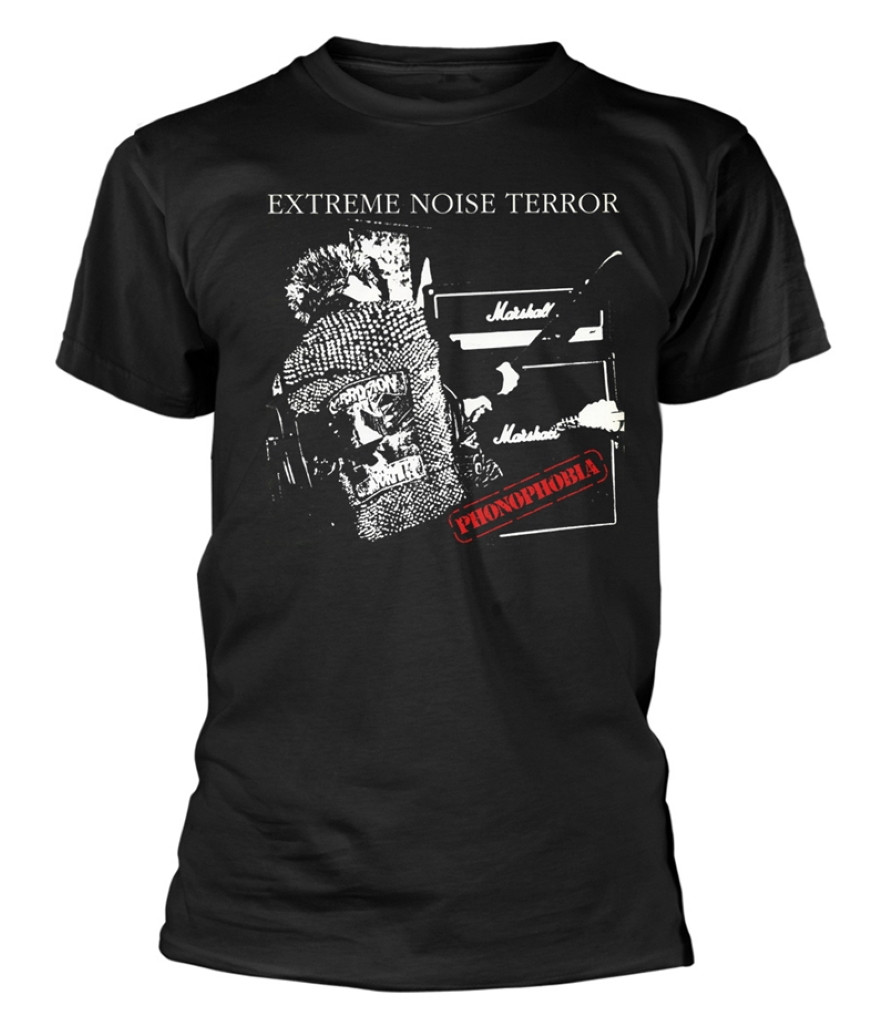Extreme Noise Terror 'Phonophobia' (Black) T-Shirt