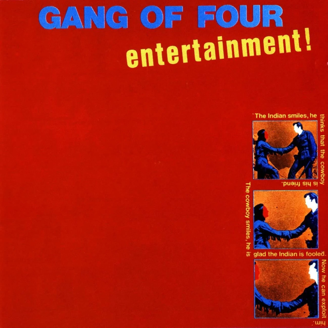 Gang Of Four 'Entertainment!' LP Black Vinyl
