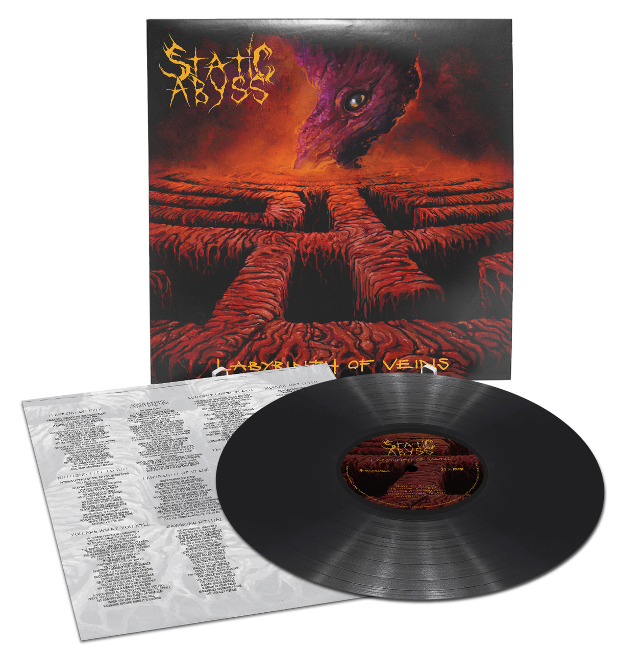 Static Abyss 'Labyrinth of Veins’ LP Black Vinyl