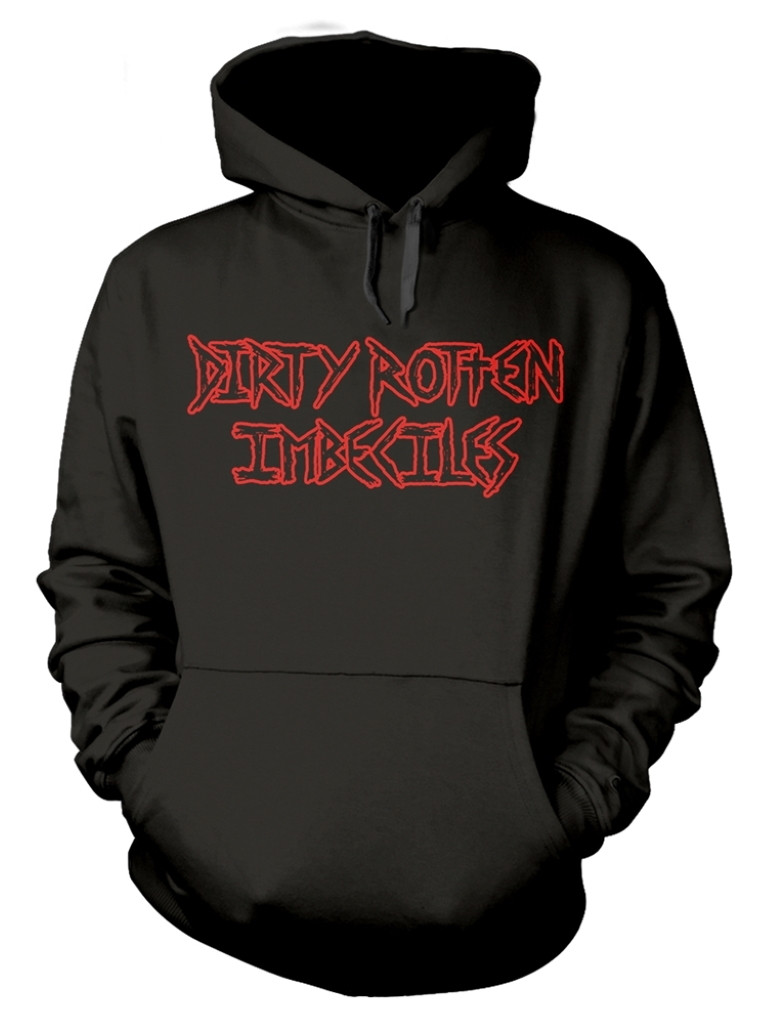 Dirty Rotten Imbeciles 'Skanker' (Black) Pull Over Hoodie