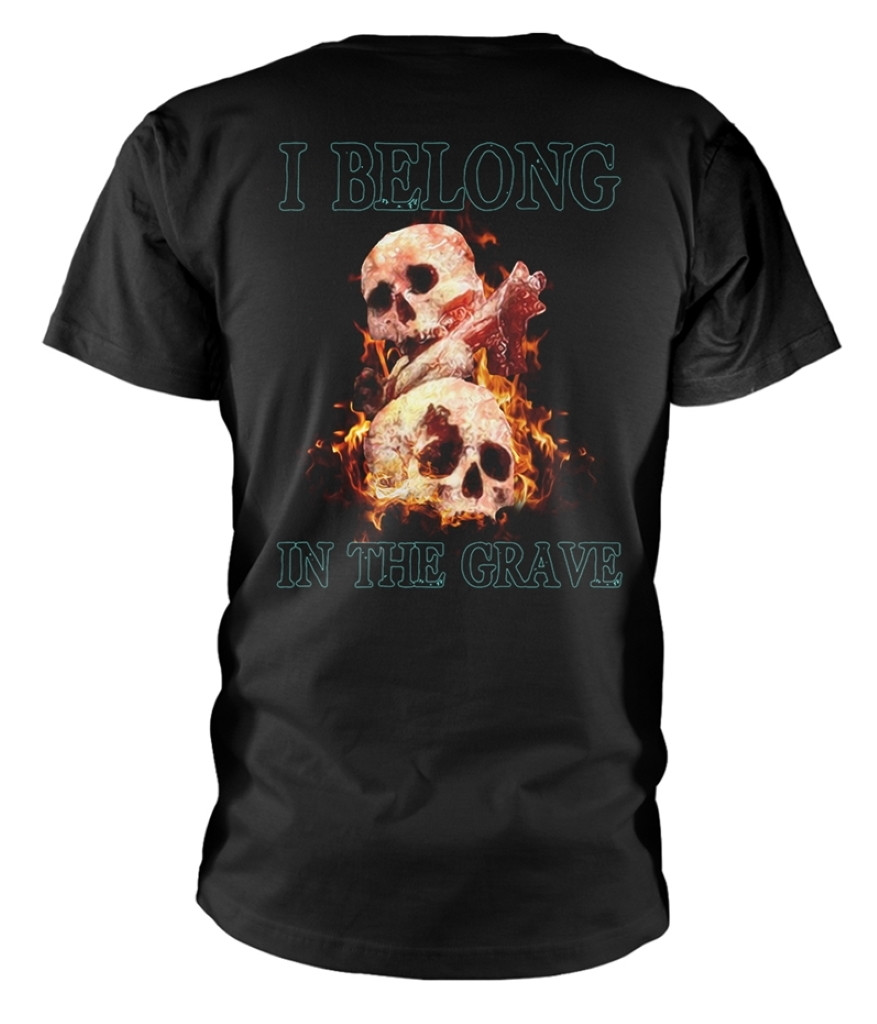 Cryptopsy 'I Belong In The Grave' (Black) T-Shirt Back