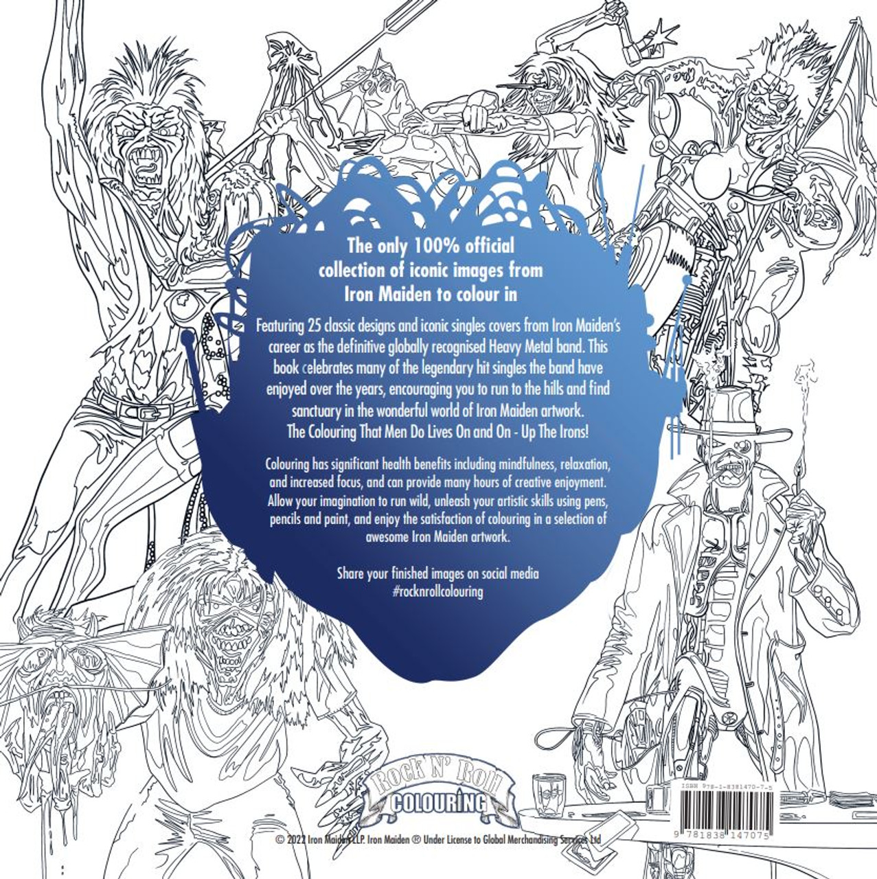 The Official Iron Maiden Colouring Book - The Singles