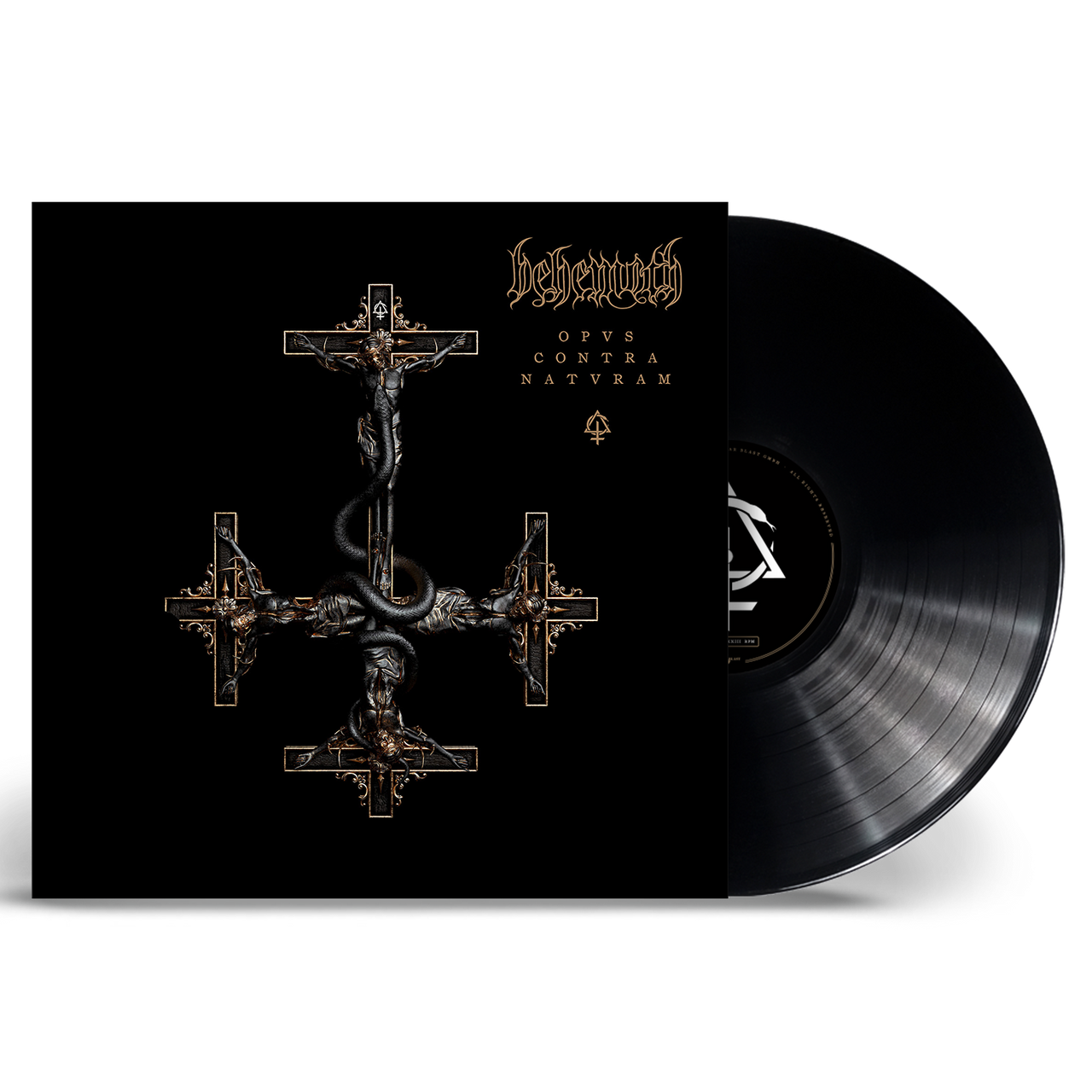 Behemoth 'Opvs Contra Natvram' LP Black Vinyl (Black Artwork)