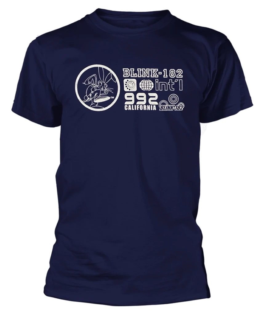 Blink 182 'International' (Blue) T-Shirt