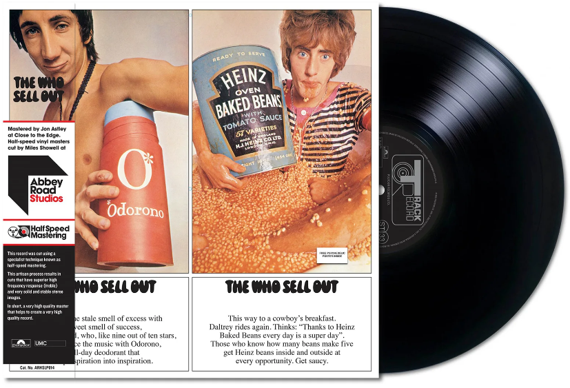 The Who 'The Who Sell Out' (Half Speed Master) LP Black Vinyl