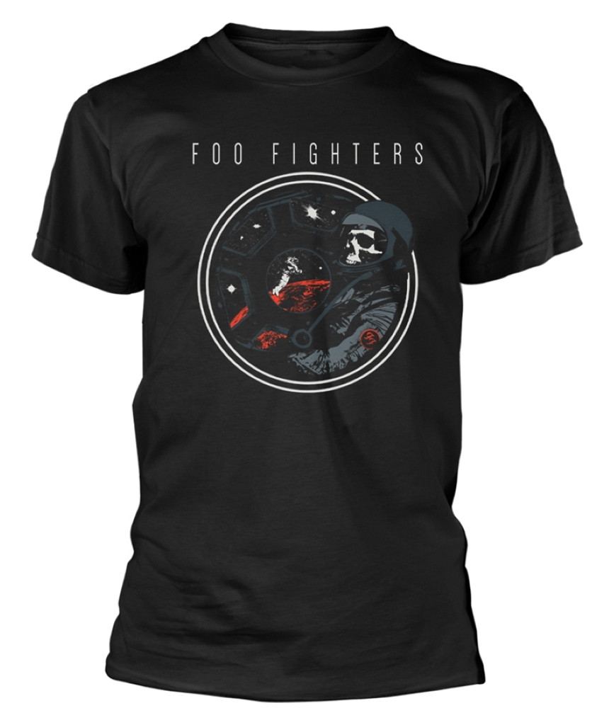 Foo Fighters T Shirt Astronaut Band Logo Nuovo Ufficiale Uomo