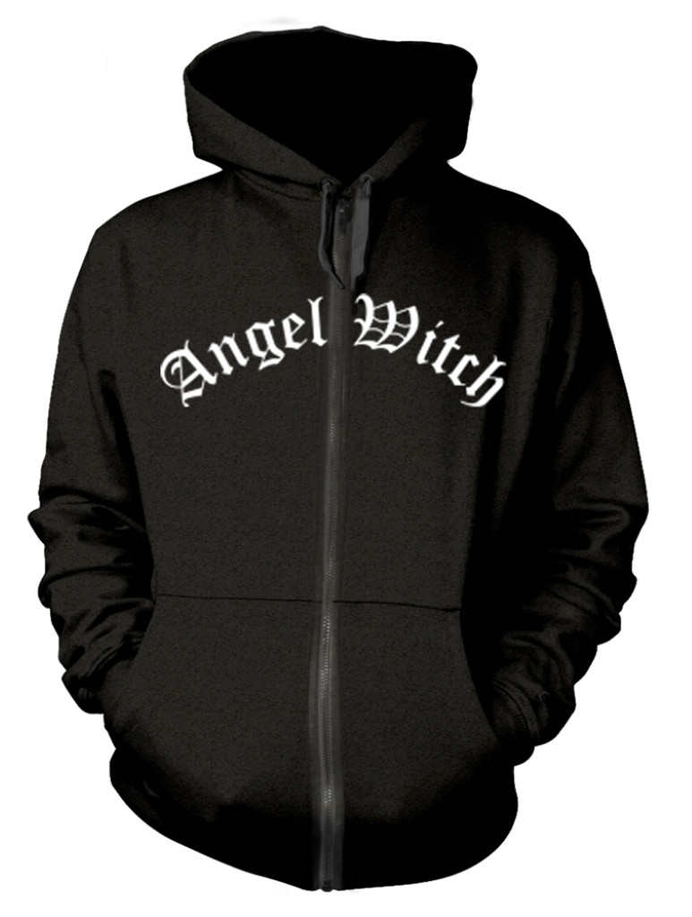 Angel Witch 'Baphomet' (Black) Zip Up Hoodie