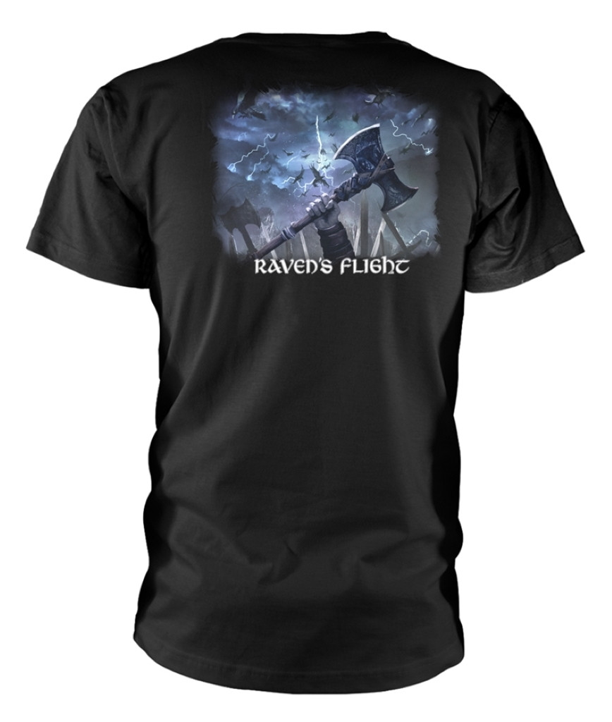 Amon Amarth 'Raven's Flight' (Black) T-Shirt Back