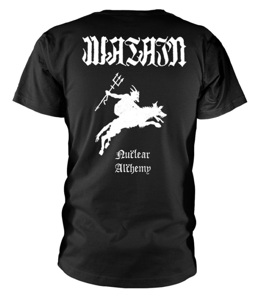 Watain 'Nuclear Alchemy' (Black) T-Shirt Back