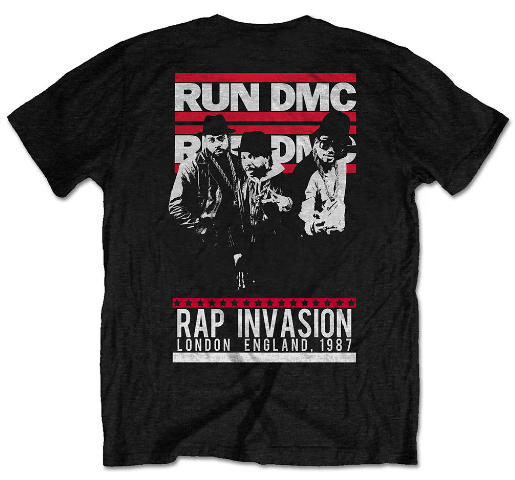 Run DMC 'Rap Invasion' (Black) T-Shirt