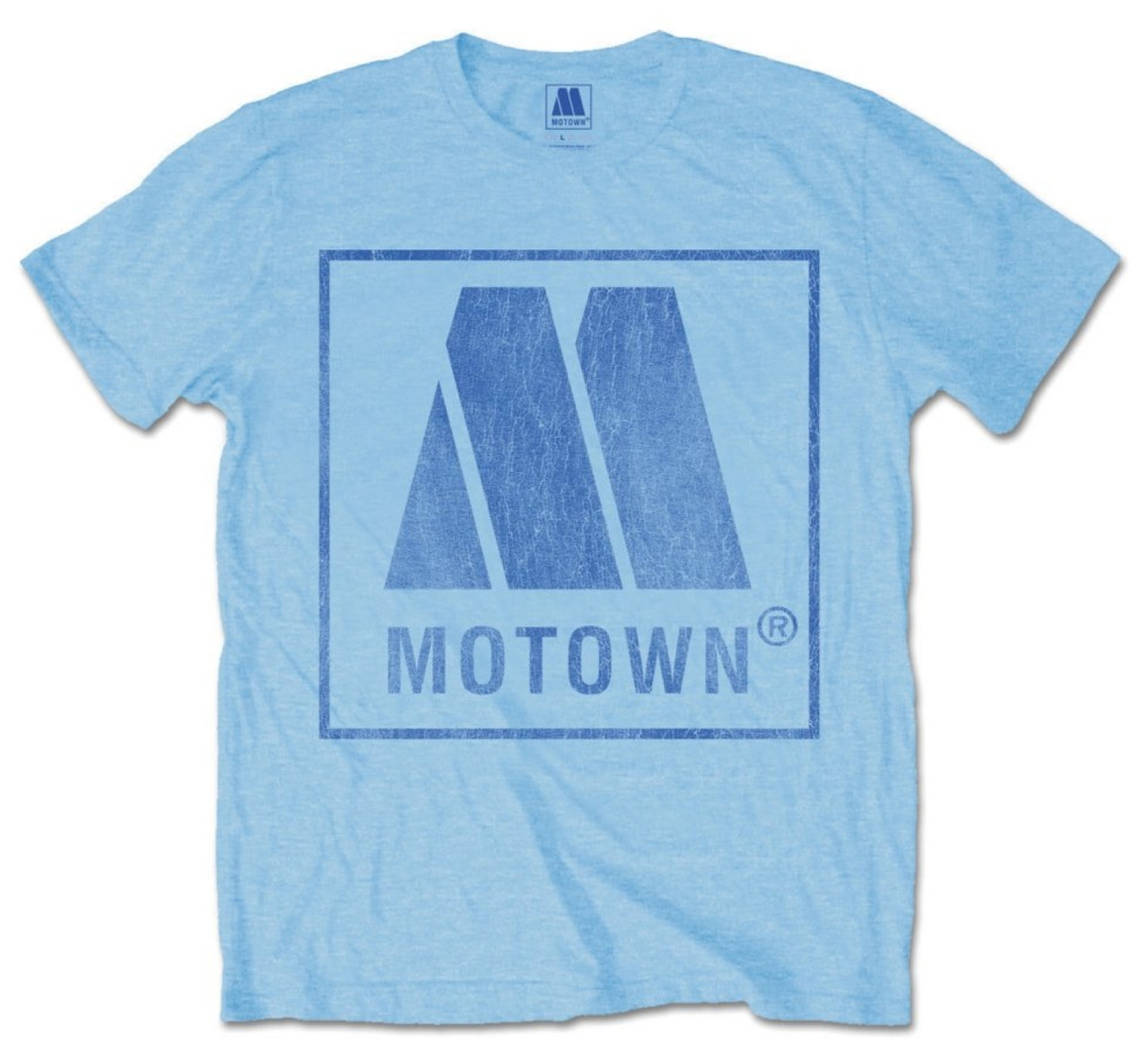 Motown 'Vintage Logo' (Blue) T-Shirt