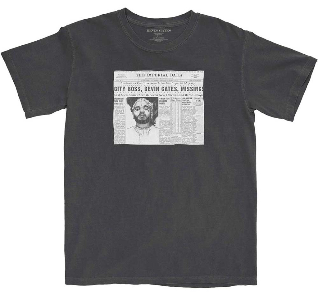 Kevin Gates 'The Paper' (Grey) T-Shirt