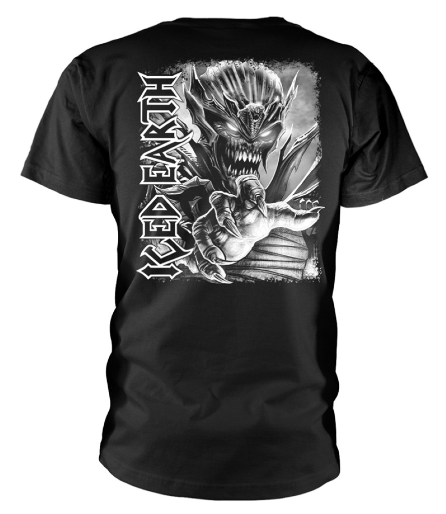 Iced Earth 'Dystopia' (Black) T-Shirt Back