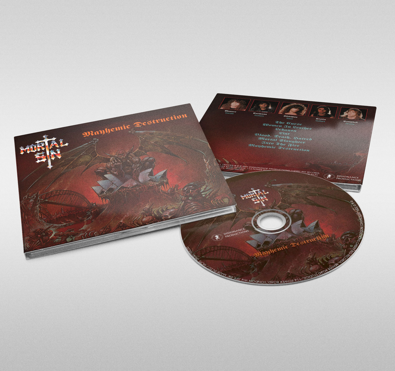Mortal Sin 'Mayhemic Destruction' CD Digipack