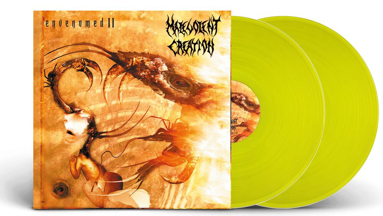 Malevolent Creation 'Envenomed II' 2LP Yellow Vinyl