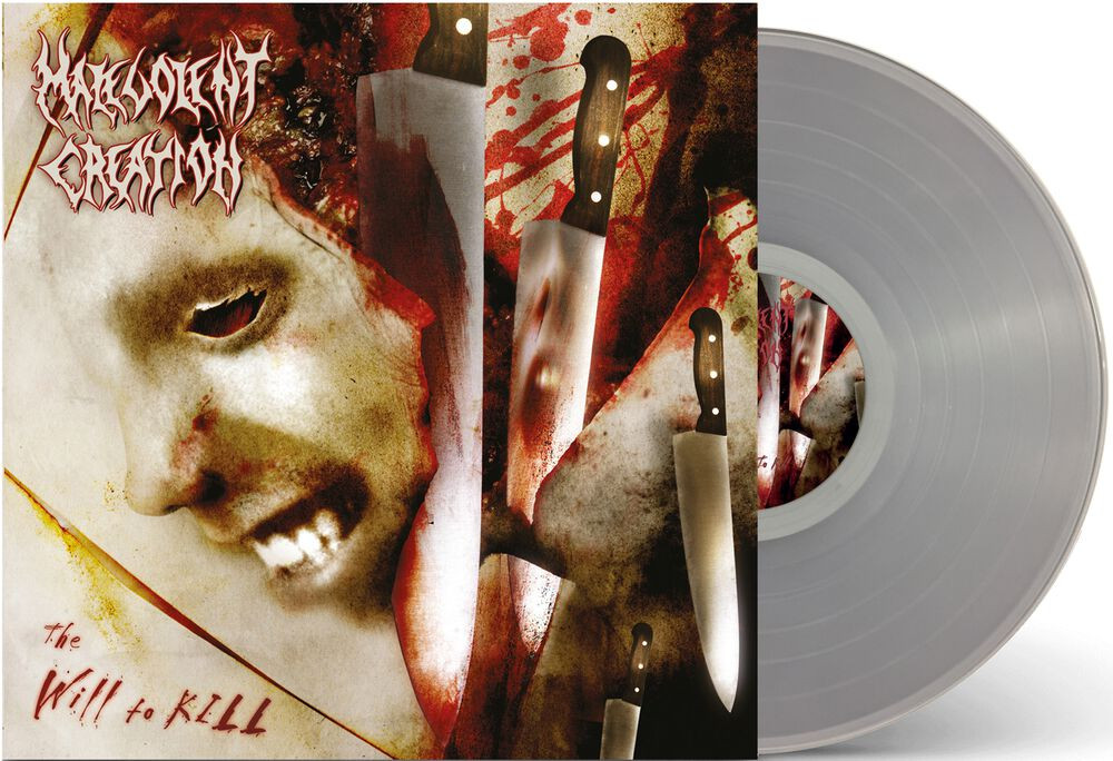 Malevolent Creation 'The Will To Kill' LP Clear Vinyl