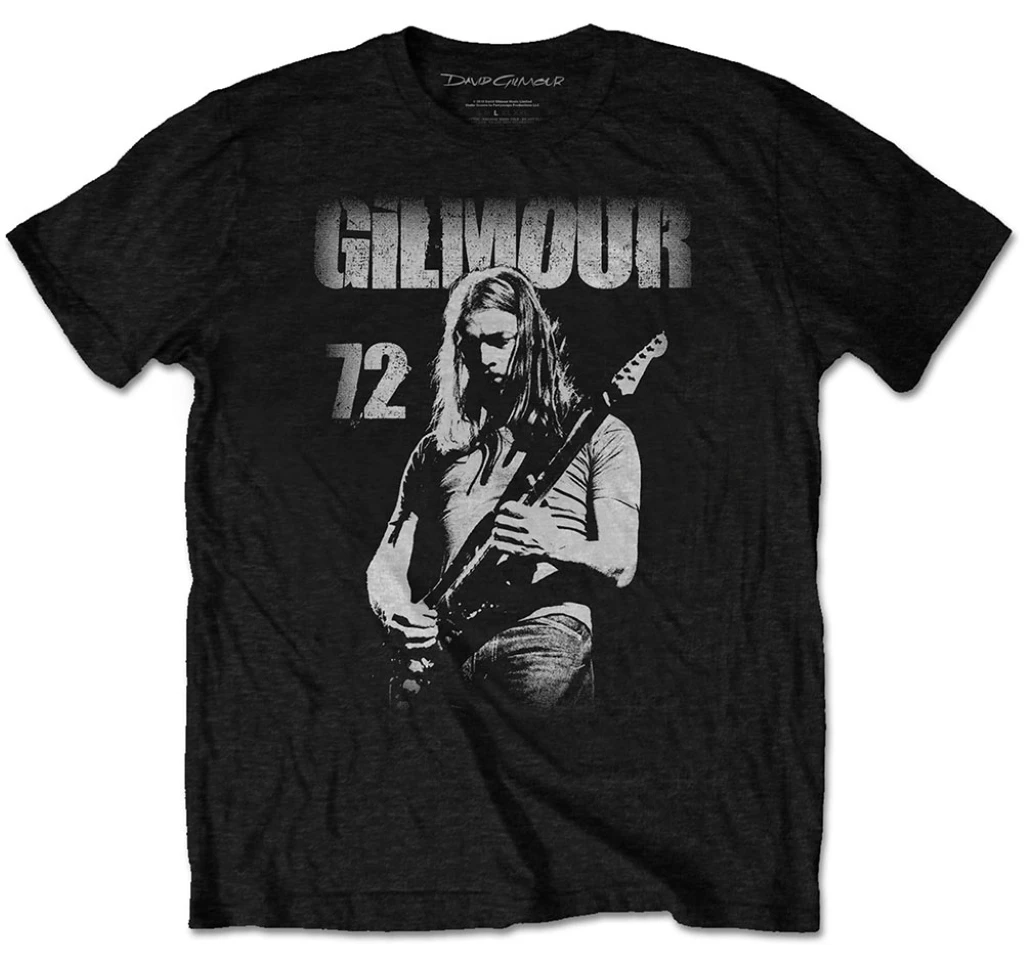 David Gilmour '72' (Black) T-Shirt