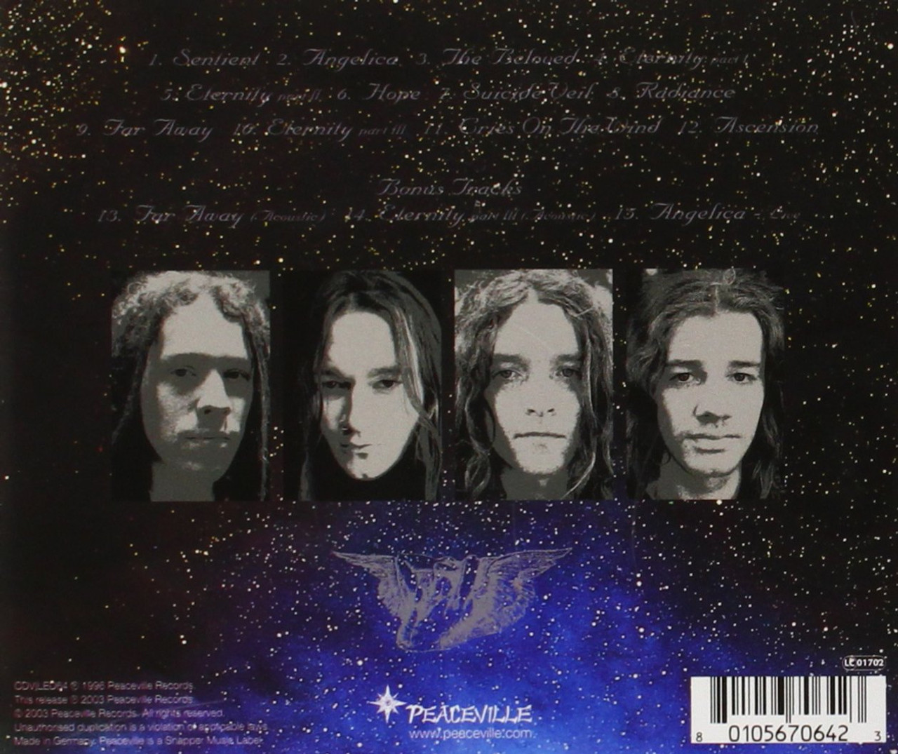Anathema 'Eternity' CD