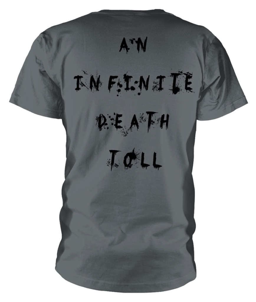 Evile 'Hell Unleashed' (Grey) T-Shirt Back