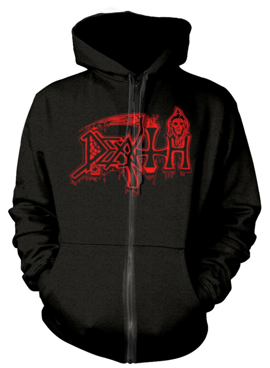 Death 'Life Will Never Last' (Black) Zip Up Hoodie