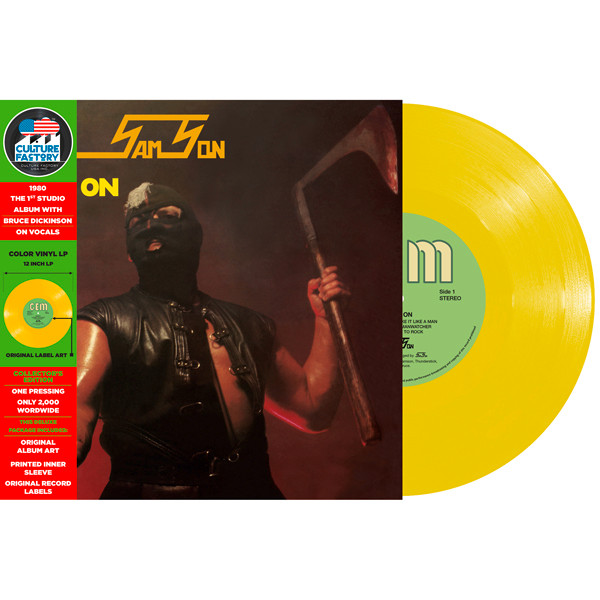 Samson 'Head On' LP Yellow Vinyl