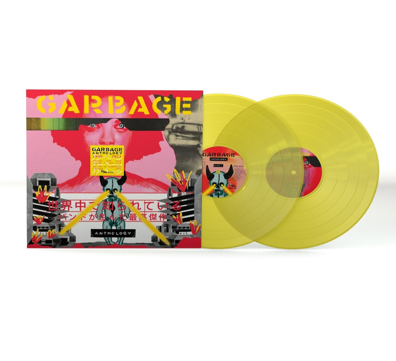 2discs LP Garbage Anthology (Transparent Coloured Vinyl) BMGCAT585CLP Stun Volume 未開封 /00520 Garbage_Anthology_2LP_expanded