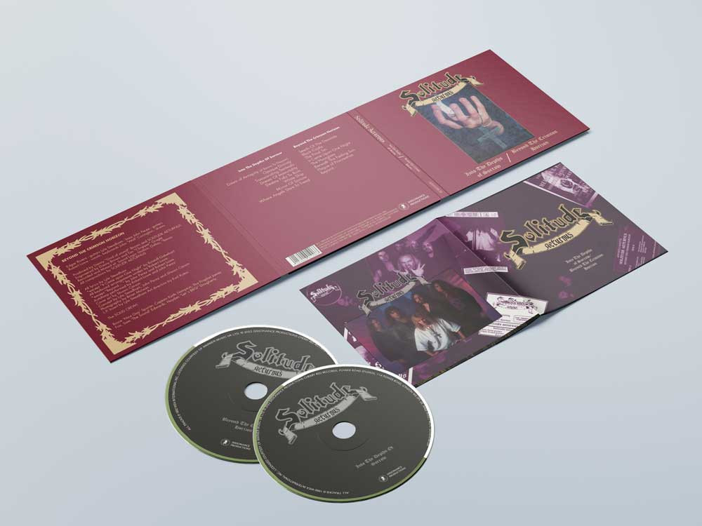 Solitude Aeturnus 'Into the Depths of Sorrow' / 'Beyond The Crimson Horizon' 2CD Digipack