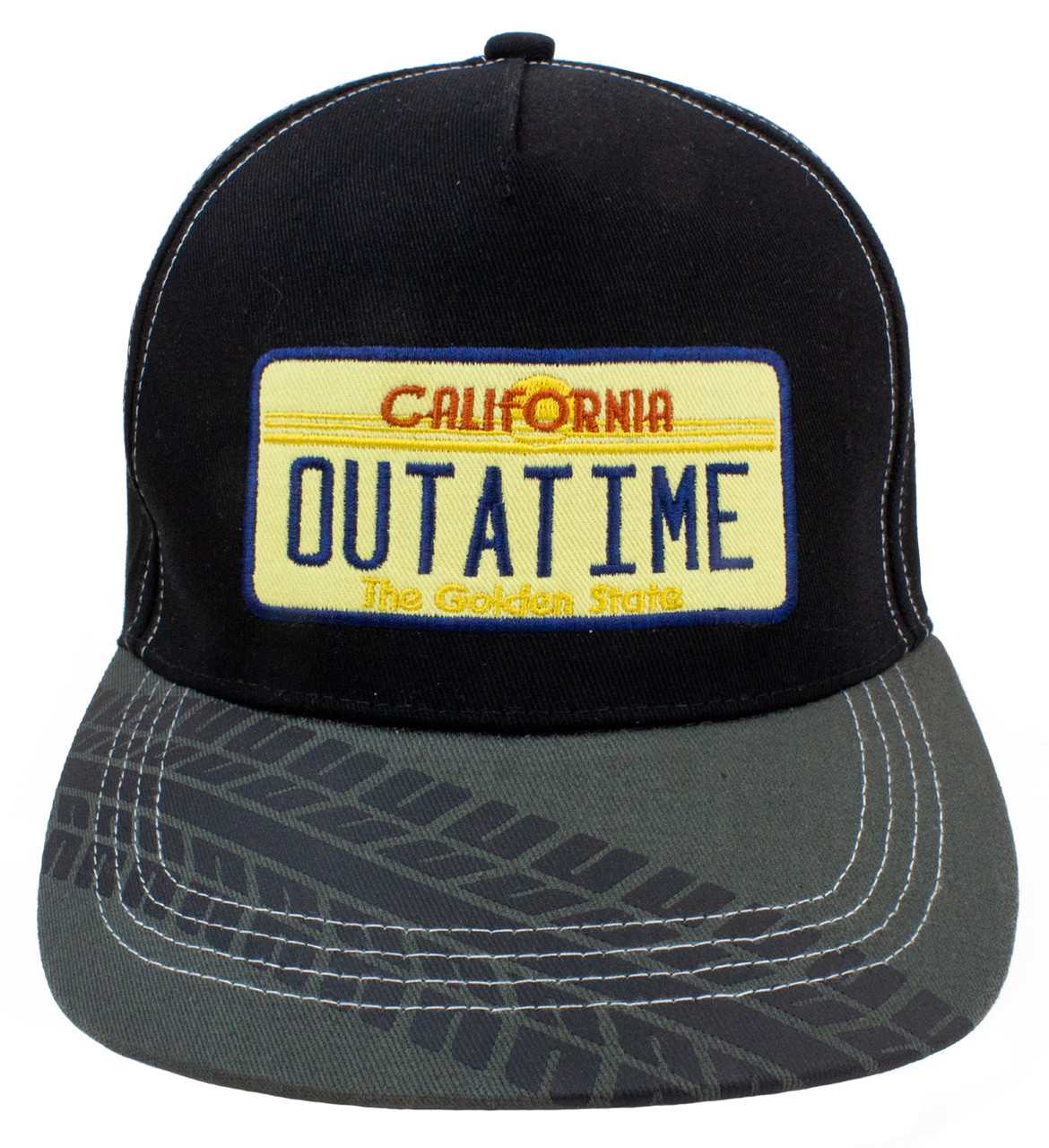 Back To The Future 'Outta Time' (Black) Snapback Cap