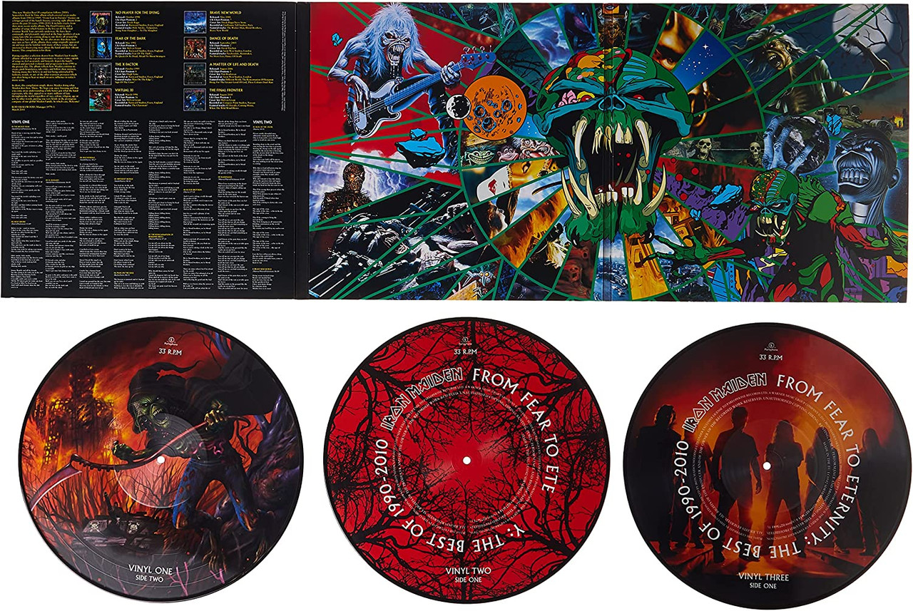 Iron Maiden 'From Fear To Eternity - The Best Of 1990-2010' Gatefold 3LP Picture Disc Vinyl