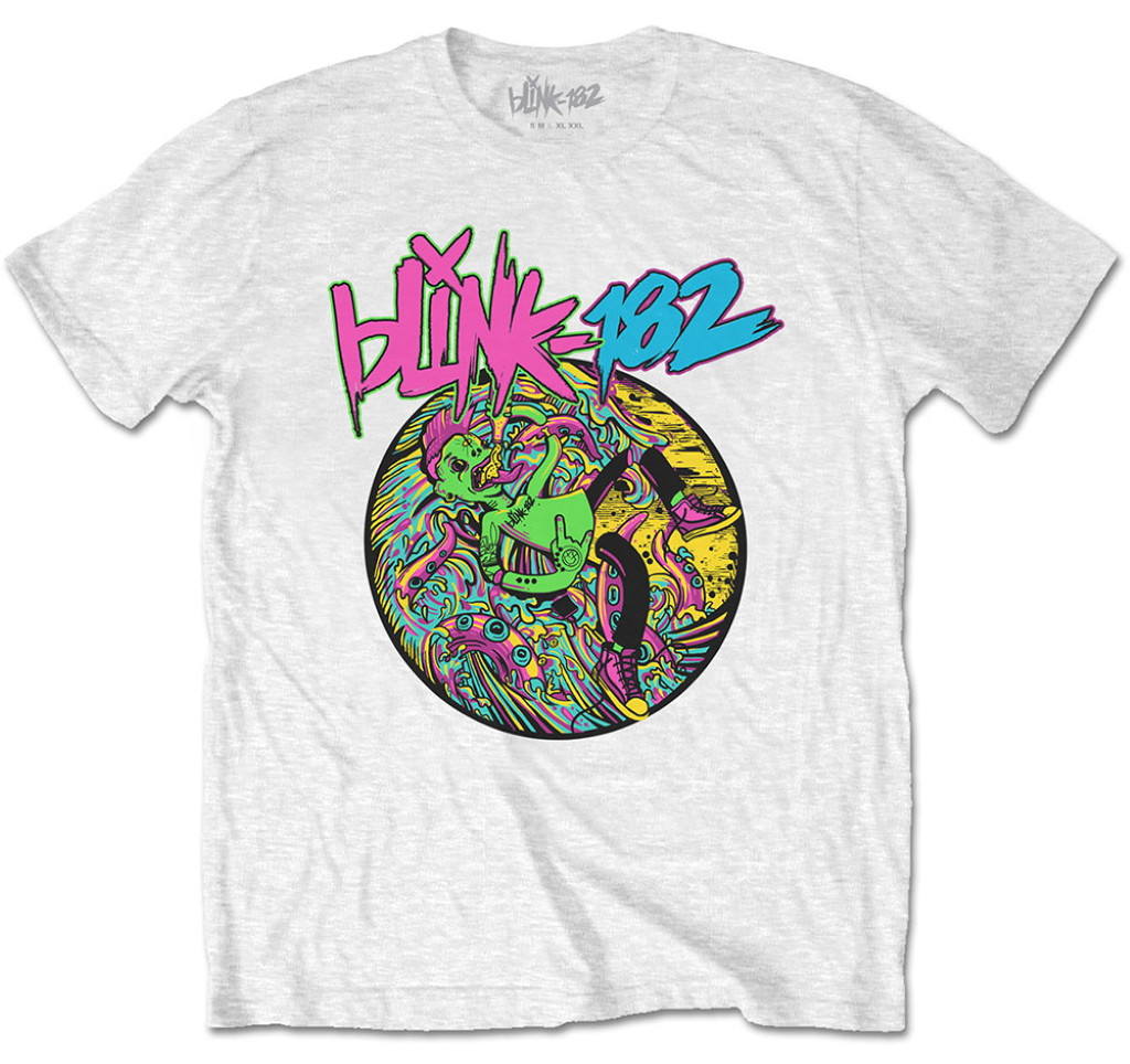 Blink 182 'Overboard Event' (White) T-Shirt