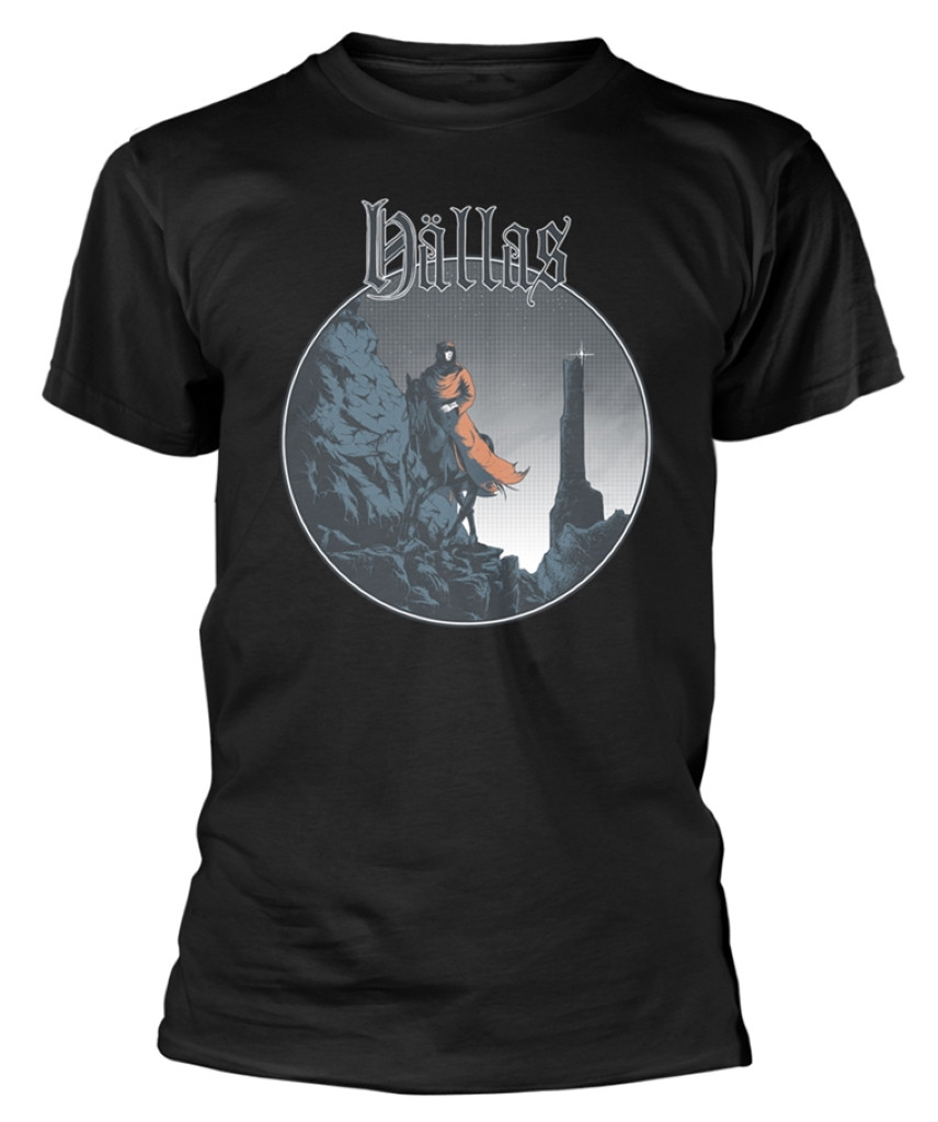 Hallas 'Rider On A Quest' (Black) T-Shirt