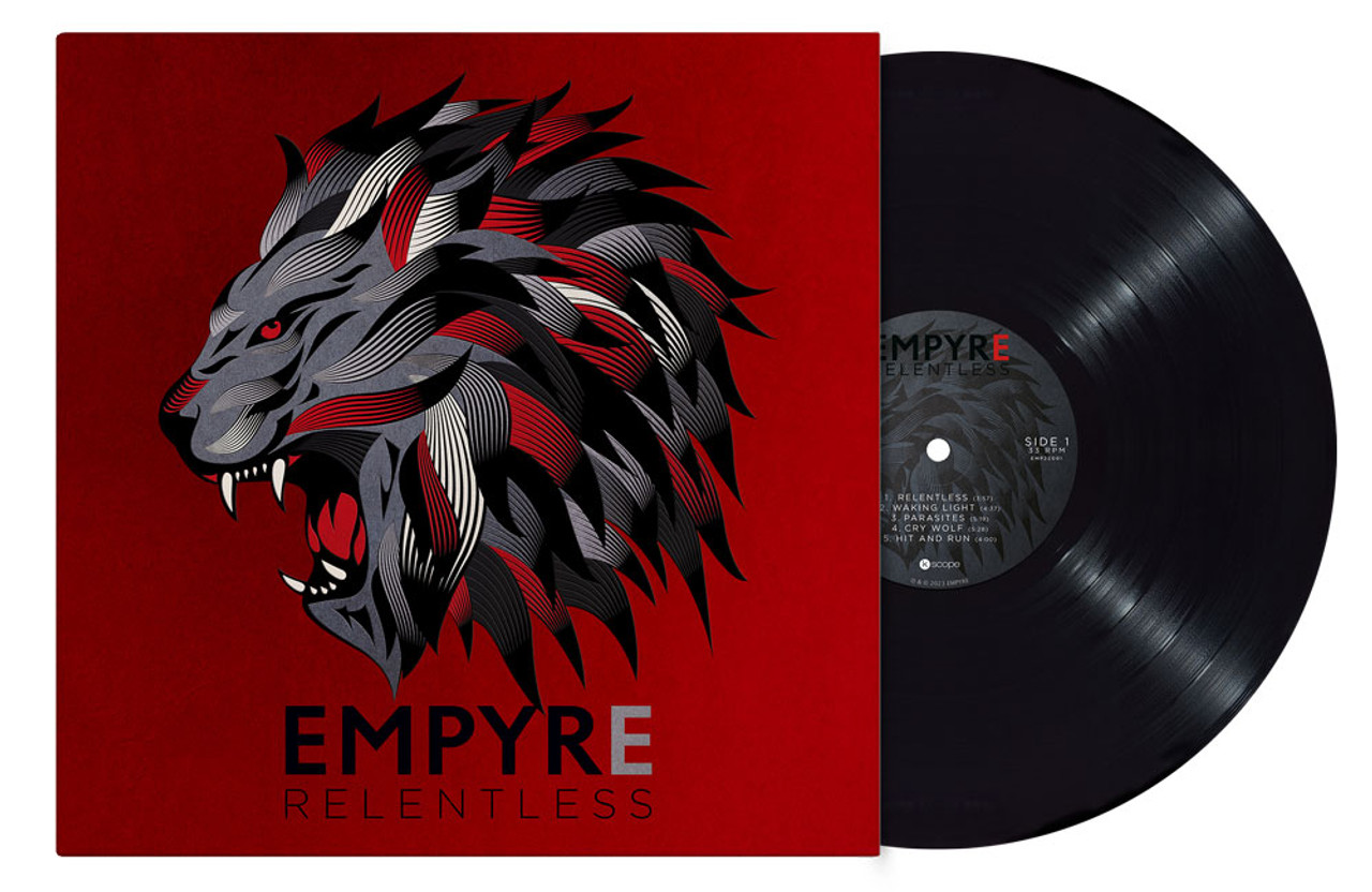 PRE-ORDER - Empyre 'Relentless' LP Black Vinyl + Signed Insert - RELEASE DATE March 31st 2023