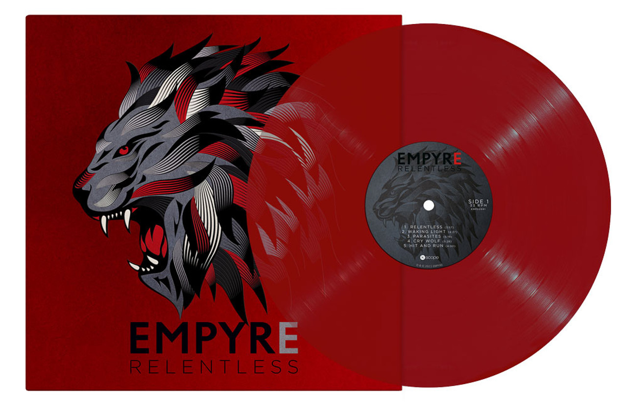 PRE-ORDER - Empyre 'Relentless' LP Red Vinyl + Signed Insert - RELEASE DATE March 31st 2023