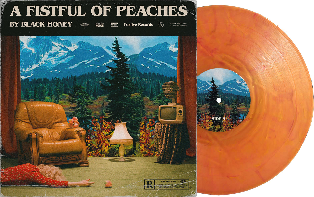 PRE-ORDER - Black Honey 'A Fistful Of Peaches' LP Peach Vinyl - RELEASE DATE  March 17 2023
