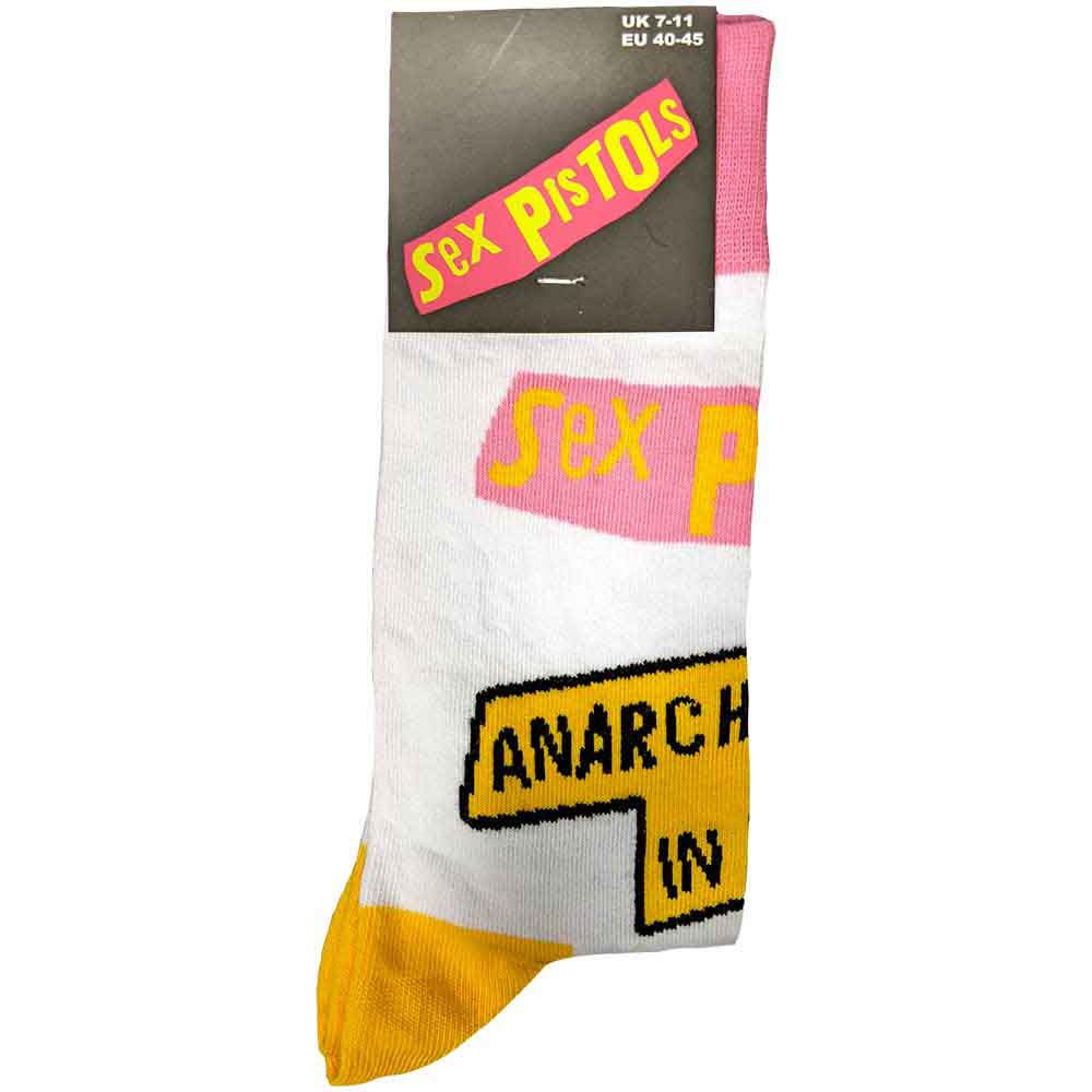Sex Pistols 'Anarchy In The UK' (Multicoloured) Socks