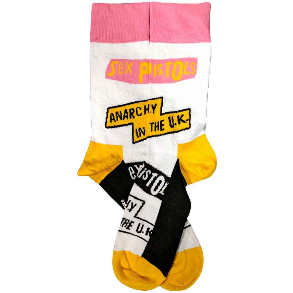 Sex Pistols 'Anarchy In The UK' (Multicoloured) Socks 3